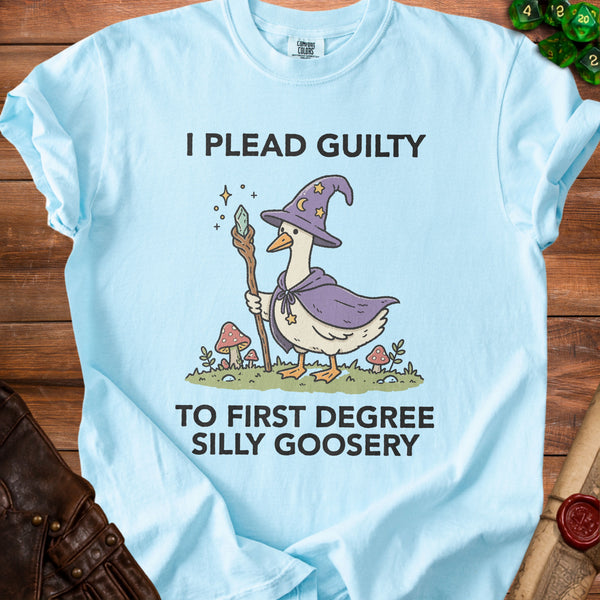 Guilty Goose T-Shirt in Chambray