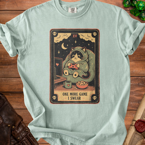 Gamer Cat T-Shirt in Bay