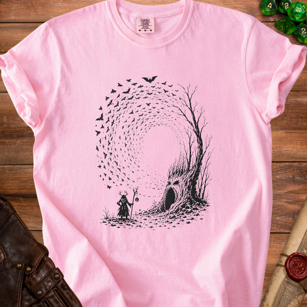 Bat Vortex T-Shirt in Blossom